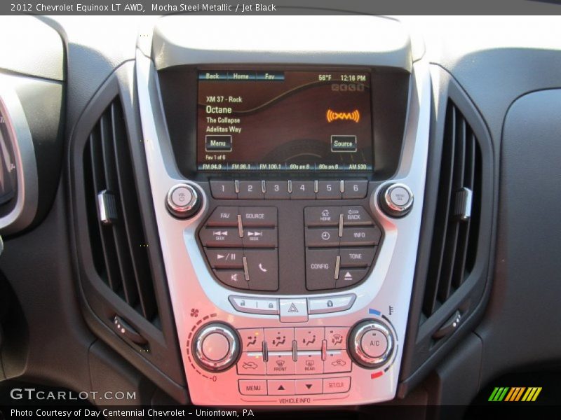Mocha Steel Metallic / Jet Black 2012 Chevrolet Equinox LT AWD