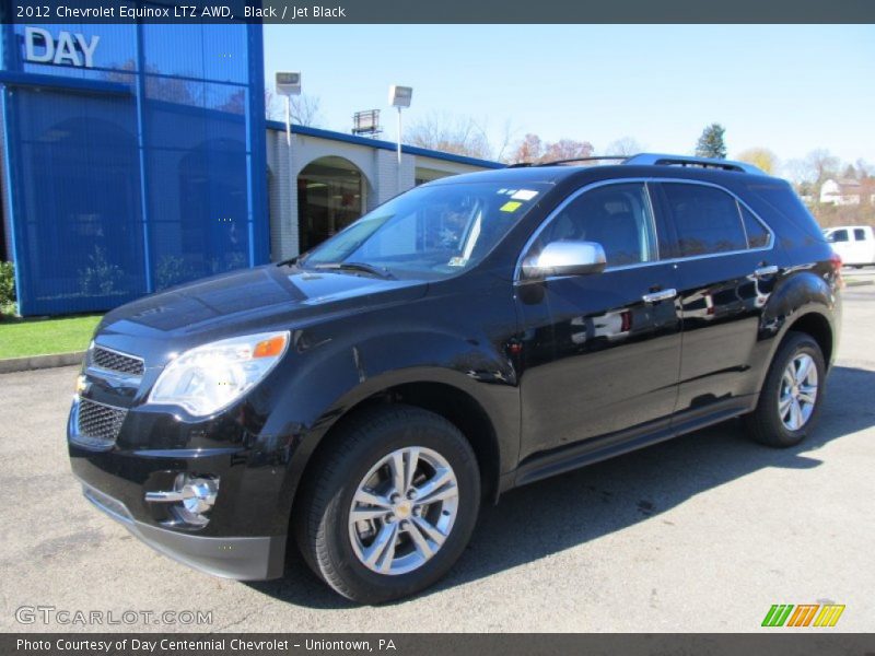 Black / Jet Black 2012 Chevrolet Equinox LTZ AWD