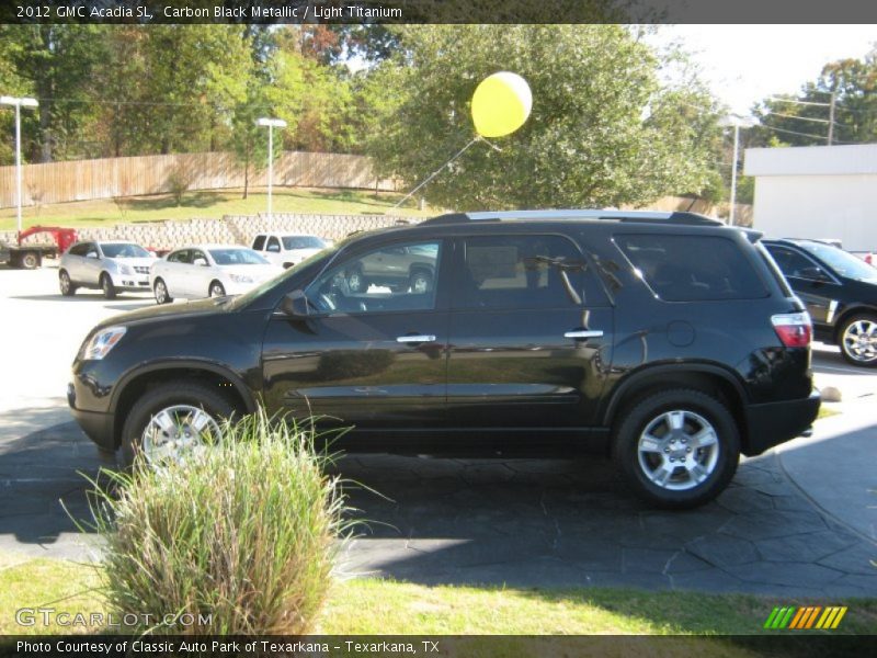 Carbon Black Metallic / Light Titanium 2012 GMC Acadia SL