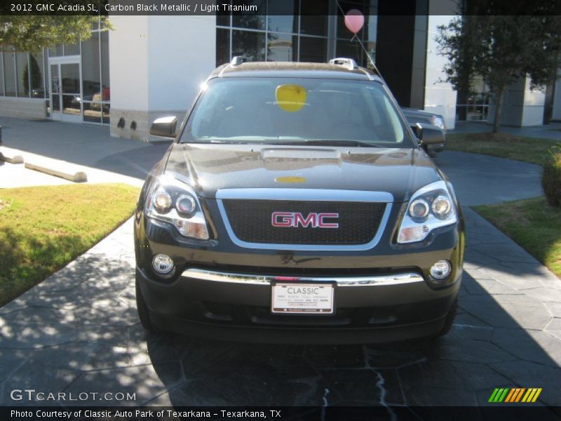 Carbon Black Metallic / Light Titanium 2012 GMC Acadia SL