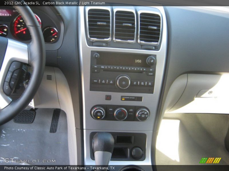 Carbon Black Metallic / Light Titanium 2012 GMC Acadia SL