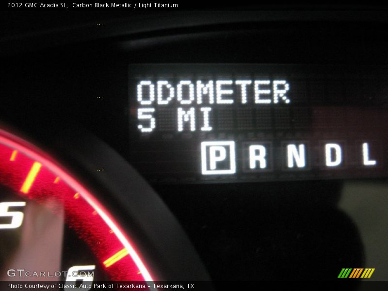 Carbon Black Metallic / Light Titanium 2012 GMC Acadia SL