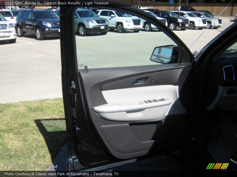 Carbon Black Metallic / Light Titanium 2012 GMC Acadia SL