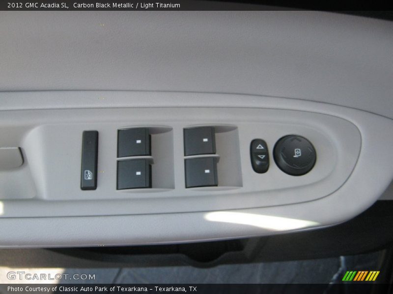 Carbon Black Metallic / Light Titanium 2012 GMC Acadia SL
