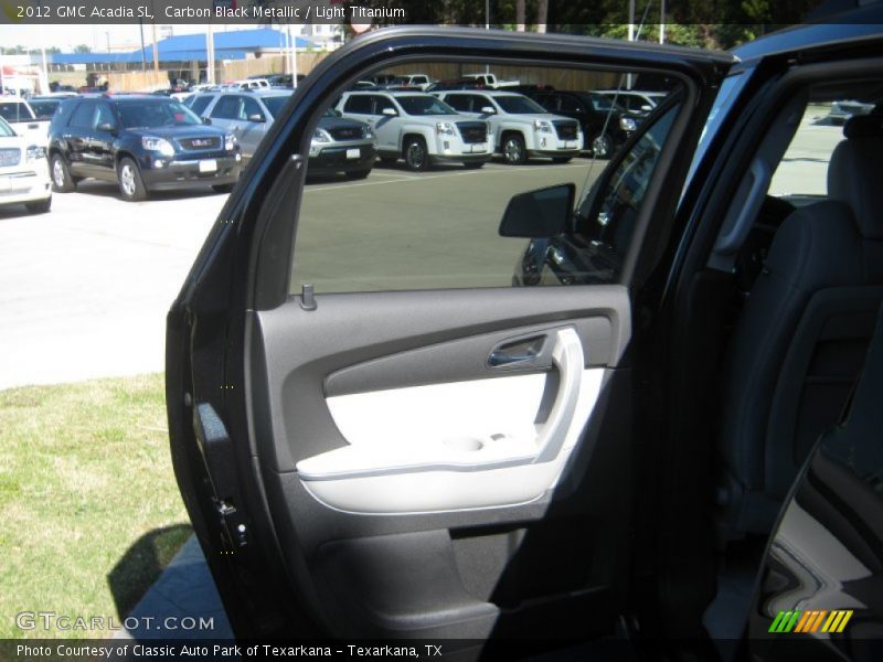 Carbon Black Metallic / Light Titanium 2012 GMC Acadia SL