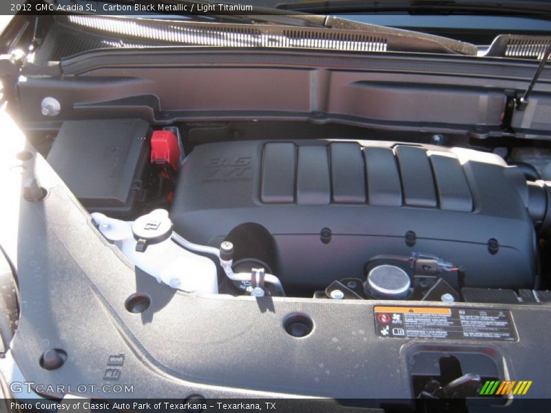 Carbon Black Metallic / Light Titanium 2012 GMC Acadia SL