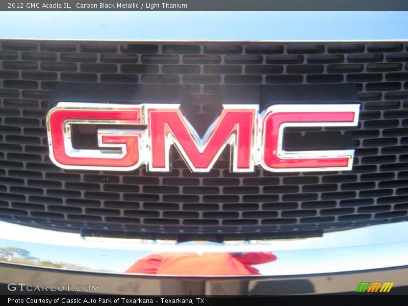 Carbon Black Metallic / Light Titanium 2012 GMC Acadia SL