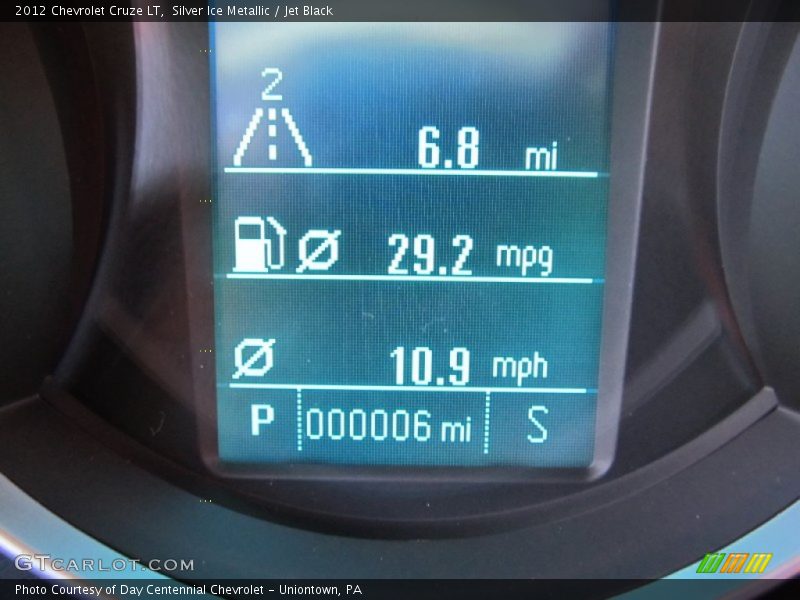 Silver Ice Metallic / Jet Black 2012 Chevrolet Cruze LT
