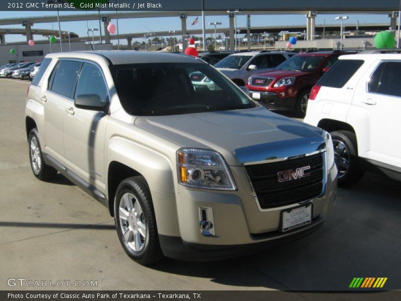 Gold Mist Metallic / Jet Black 2012 GMC Terrain SLE