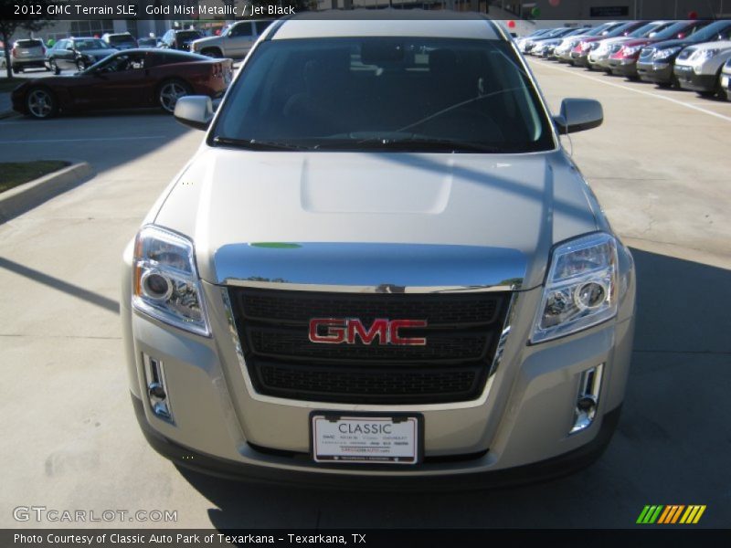 Gold Mist Metallic / Jet Black 2012 GMC Terrain SLE