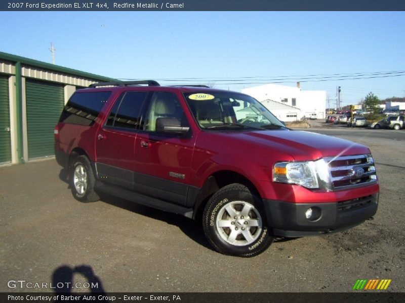 Redfire Metallic / Camel 2007 Ford Expedition EL XLT 4x4