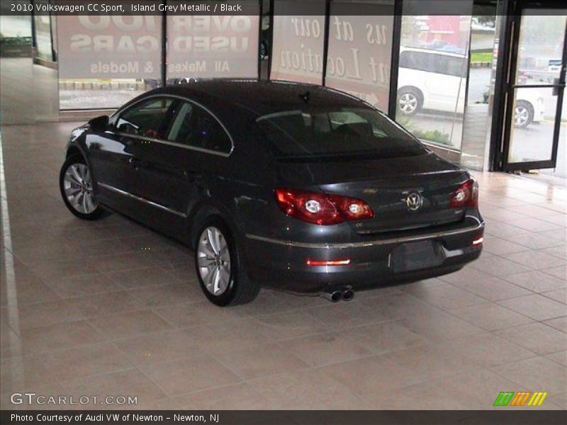 Island Grey Metallic / Black 2010 Volkswagen CC Sport