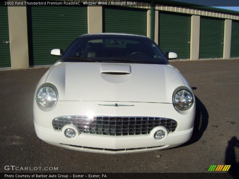 Whisper White / Midnight Black 2002 Ford Thunderbird Premium Roadster