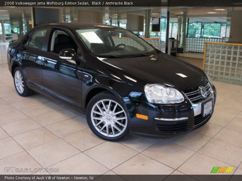Black / Anthracite Black 2008 Volkswagen Jetta Wolfsburg Edition Sedan