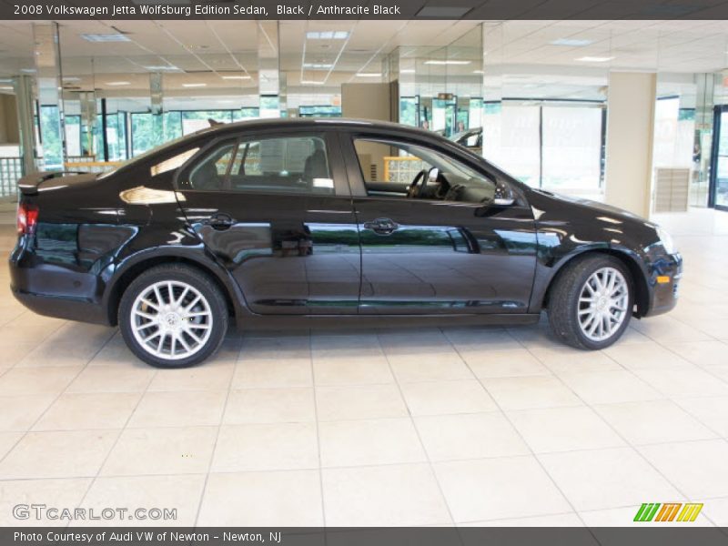 Black / Anthracite Black 2008 Volkswagen Jetta Wolfsburg Edition Sedan