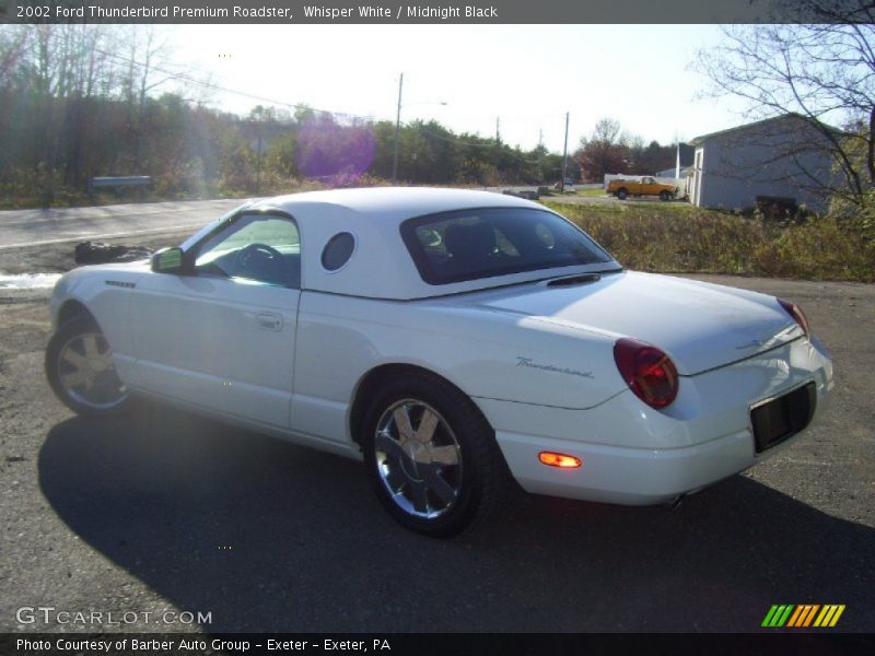 Whisper White / Midnight Black 2002 Ford Thunderbird Premium Roadster