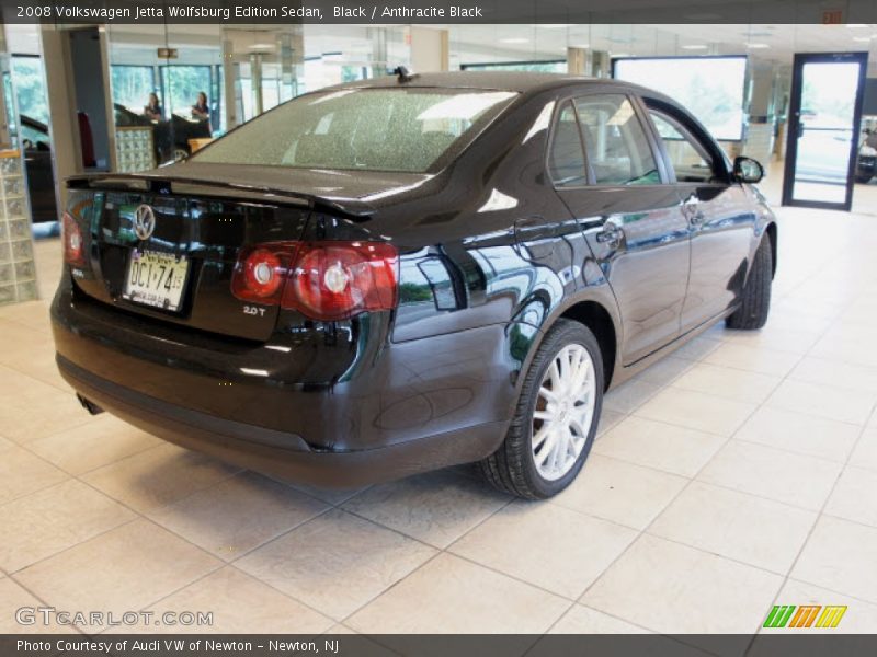 Black / Anthracite Black 2008 Volkswagen Jetta Wolfsburg Edition Sedan
