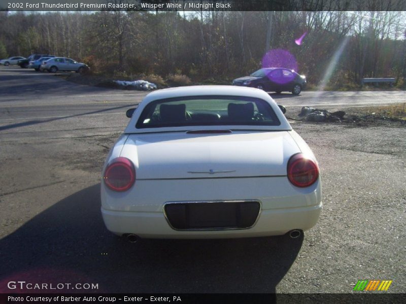 Whisper White / Midnight Black 2002 Ford Thunderbird Premium Roadster