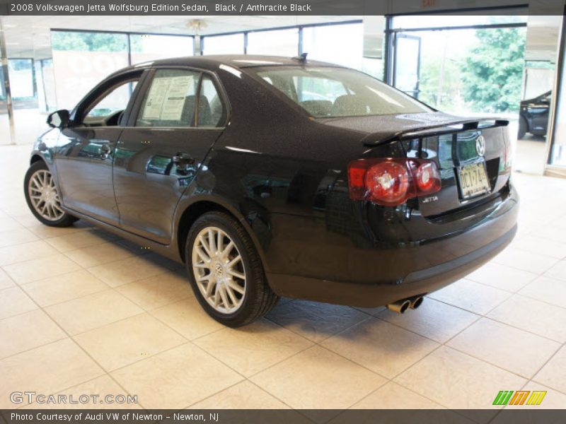 Black / Anthracite Black 2008 Volkswagen Jetta Wolfsburg Edition Sedan