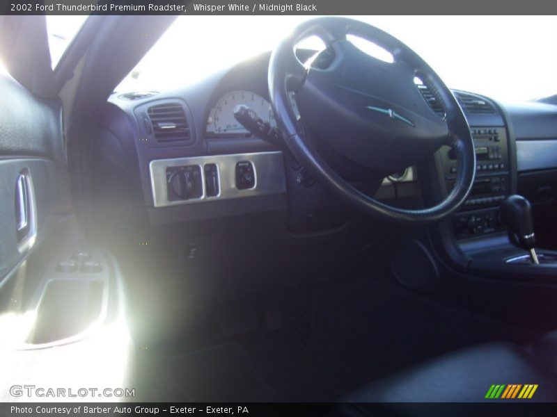 Whisper White / Midnight Black 2002 Ford Thunderbird Premium Roadster