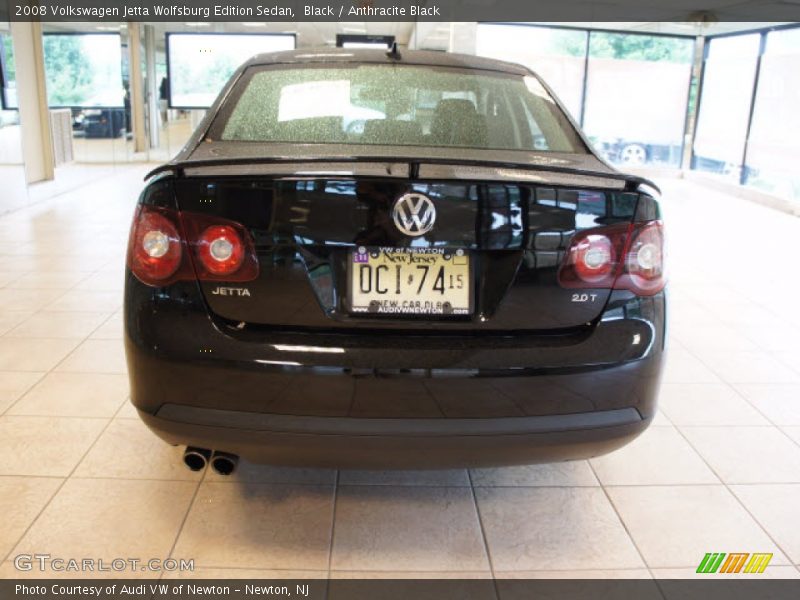 Black / Anthracite Black 2008 Volkswagen Jetta Wolfsburg Edition Sedan