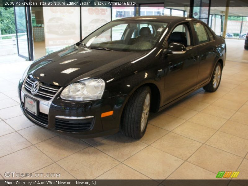 Black / Anthracite Black 2008 Volkswagen Jetta Wolfsburg Edition Sedan