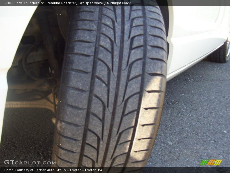 Whisper White / Midnight Black 2002 Ford Thunderbird Premium Roadster