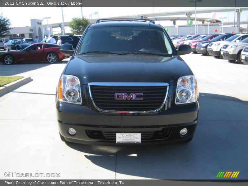 Onyx Black / Ebony 2012 GMC Yukon SLE