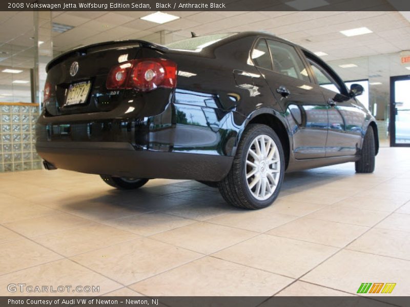Black / Anthracite Black 2008 Volkswagen Jetta Wolfsburg Edition Sedan