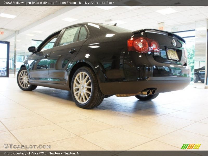 Black / Anthracite Black 2008 Volkswagen Jetta Wolfsburg Edition Sedan