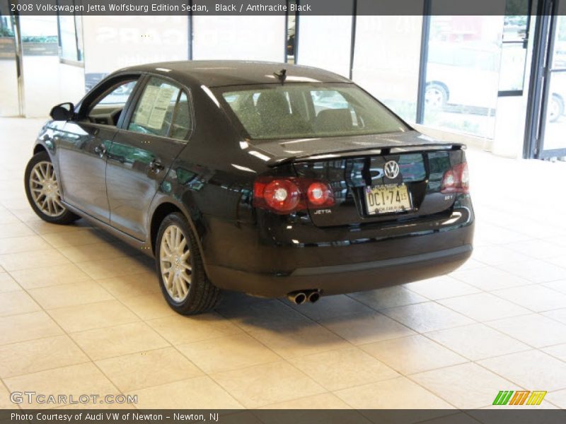 Black / Anthracite Black 2008 Volkswagen Jetta Wolfsburg Edition Sedan