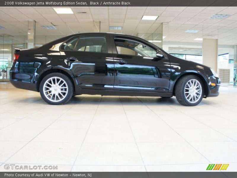 Black / Anthracite Black 2008 Volkswagen Jetta Wolfsburg Edition Sedan