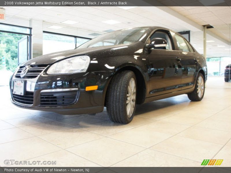 Black / Anthracite Black 2008 Volkswagen Jetta Wolfsburg Edition Sedan