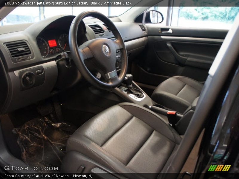 Black / Anthracite Black 2008 Volkswagen Jetta Wolfsburg Edition Sedan