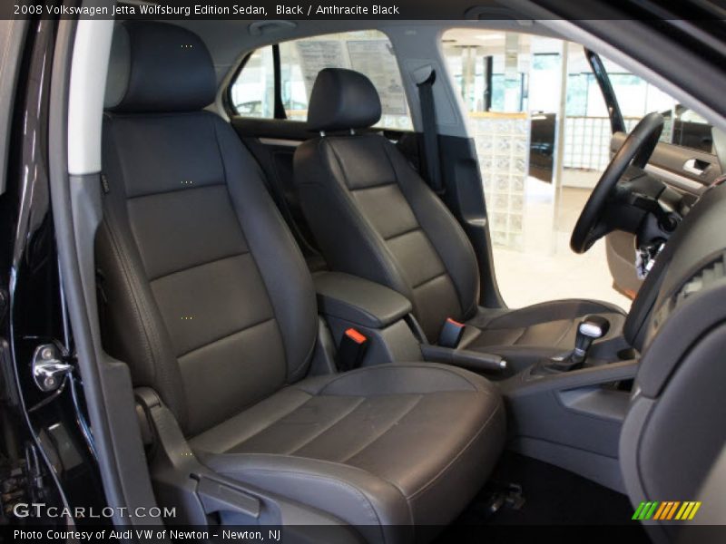  2008 Jetta Wolfsburg Edition Sedan Anthracite Black Interior