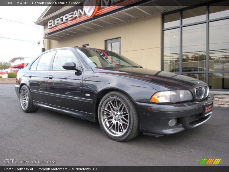 Carbon Black Metallic / Black 2000 BMW M5