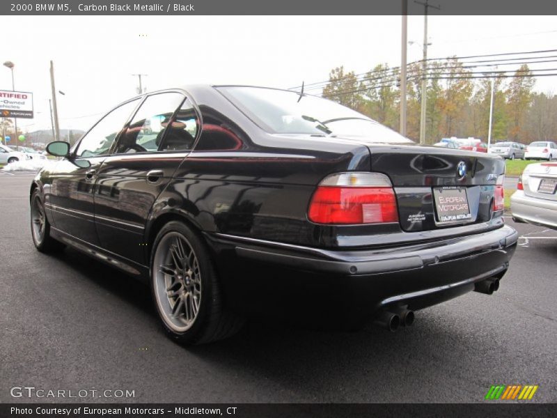 Carbon Black Metallic / Black 2000 BMW M5