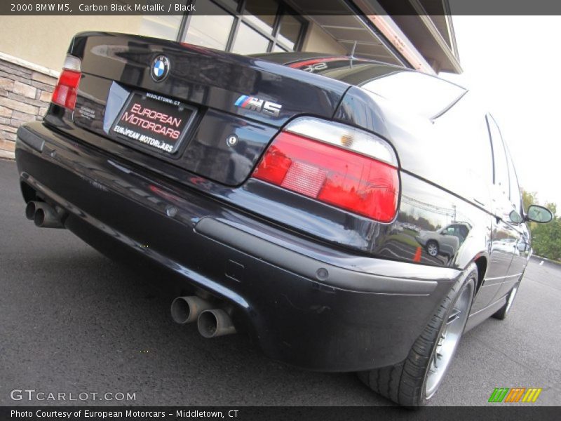 Carbon Black Metallic / Black 2000 BMW M5