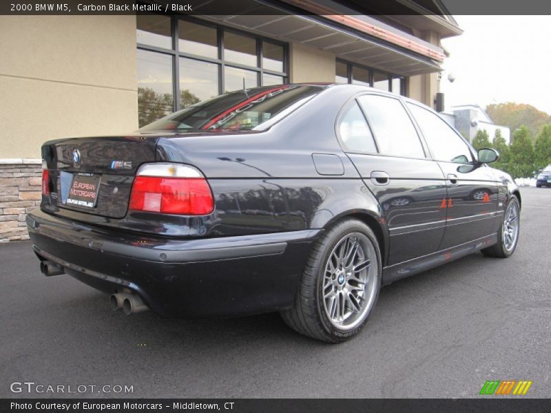 Carbon Black Metallic / Black 2000 BMW M5