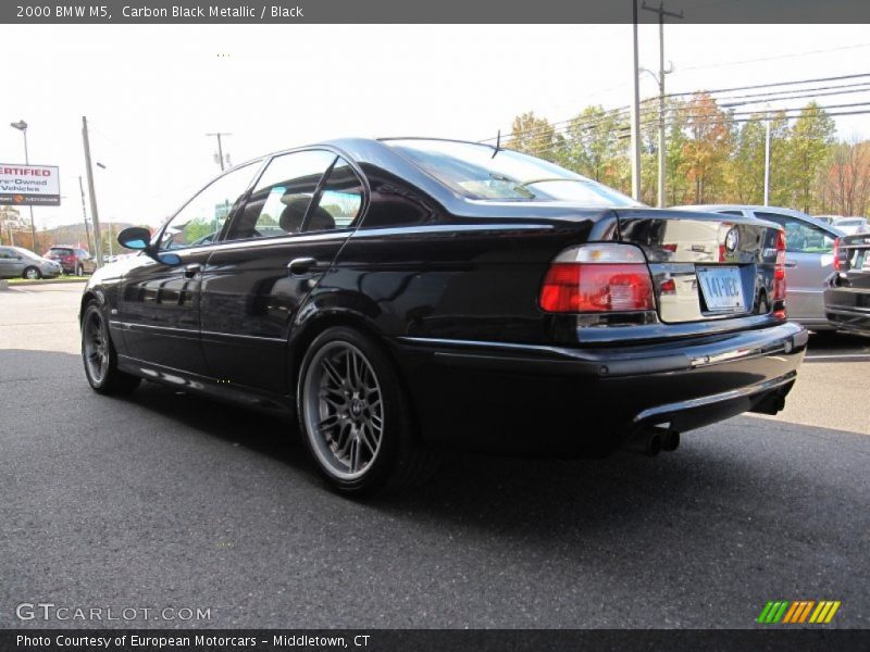 Carbon Black Metallic / Black 2000 BMW M5