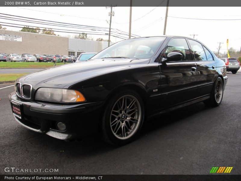 Carbon Black Metallic / Black 2000 BMW M5