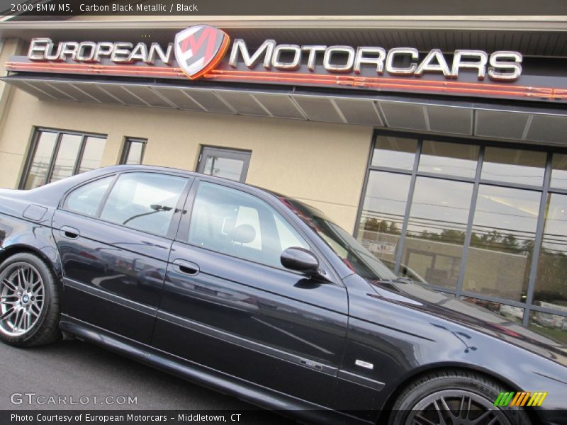 Carbon Black Metallic / Black 2000 BMW M5