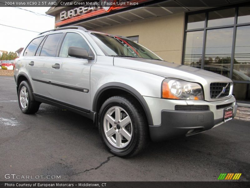 Crystal Green Metallic / Taupe/Light Taupe 2004 Volvo XC90 2.5T AWD