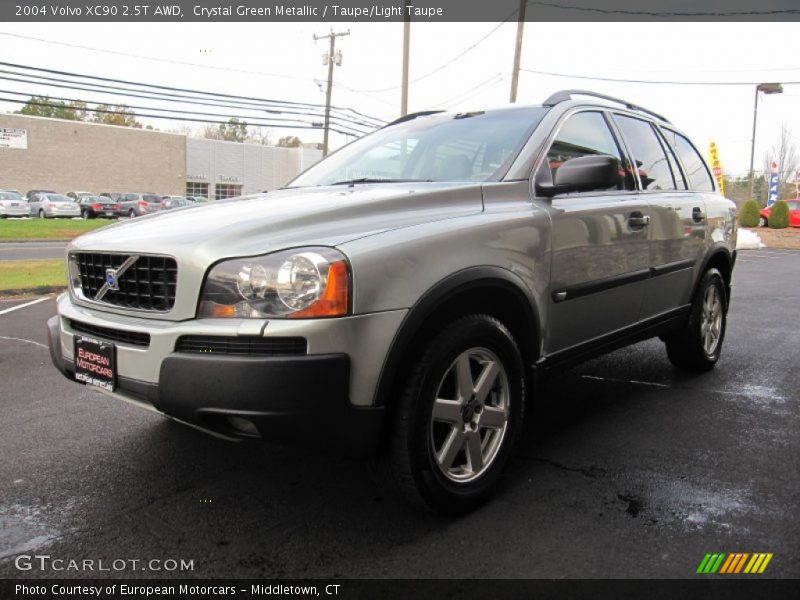 Crystal Green Metallic / Taupe/Light Taupe 2004 Volvo XC90 2.5T AWD