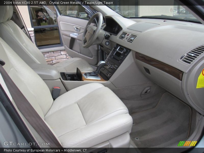 Crystal Green Metallic / Taupe/Light Taupe 2004 Volvo XC90 2.5T AWD