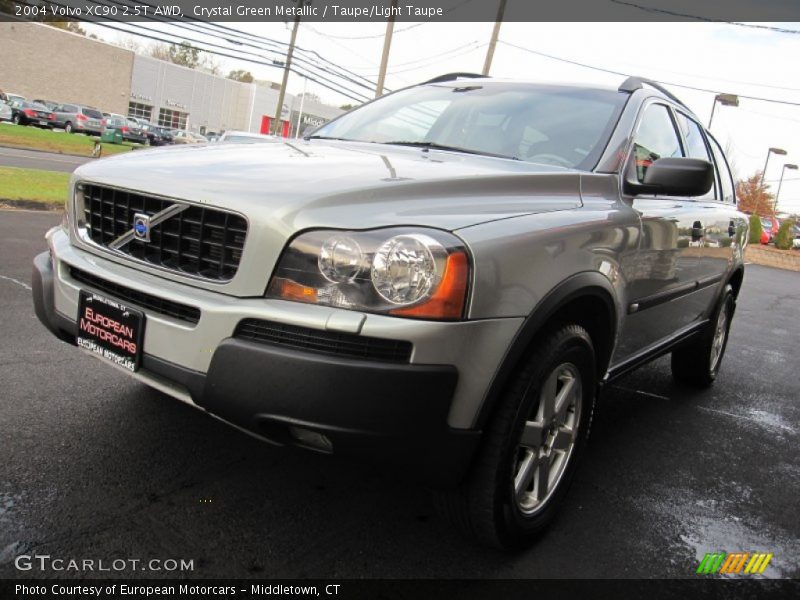 Crystal Green Metallic / Taupe/Light Taupe 2004 Volvo XC90 2.5T AWD