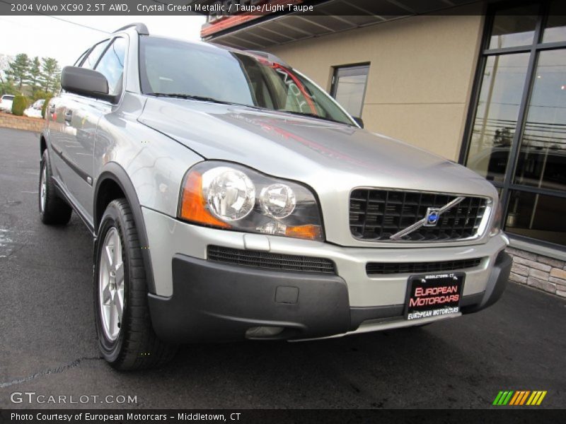 Crystal Green Metallic / Taupe/Light Taupe 2004 Volvo XC90 2.5T AWD