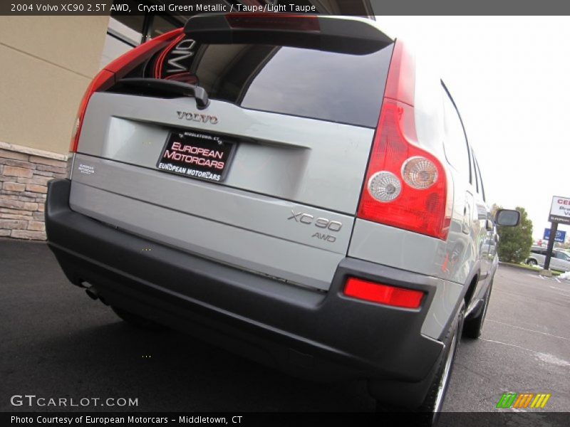 Crystal Green Metallic / Taupe/Light Taupe 2004 Volvo XC90 2.5T AWD
