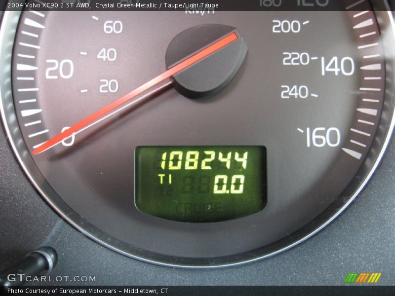 Crystal Green Metallic / Taupe/Light Taupe 2004 Volvo XC90 2.5T AWD