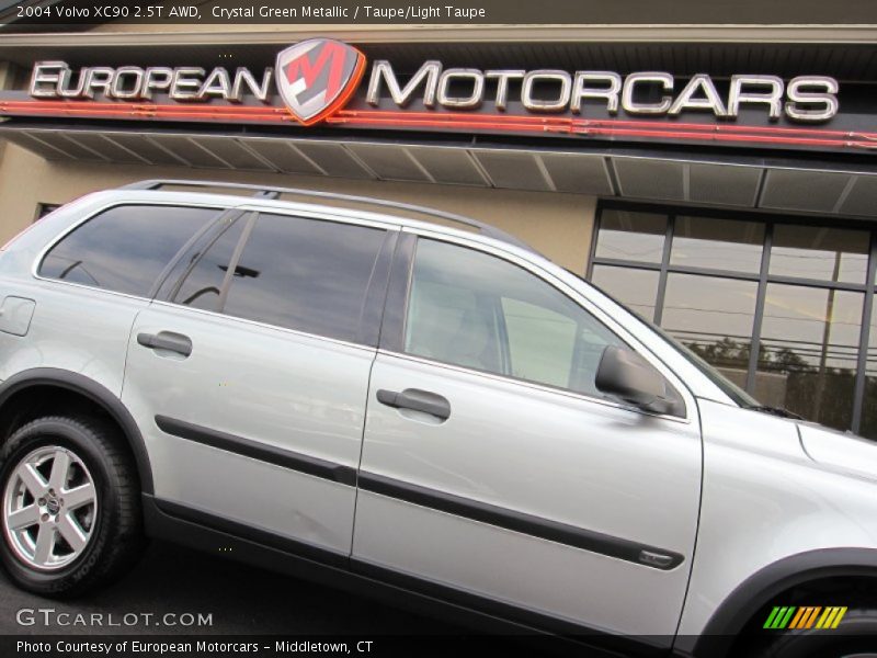 Crystal Green Metallic / Taupe/Light Taupe 2004 Volvo XC90 2.5T AWD